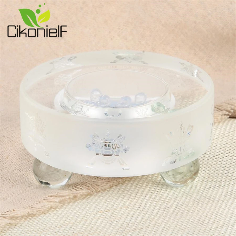 Красивый узор Мини Кристалл светодиодный свет база Будда Дисплей Стенд