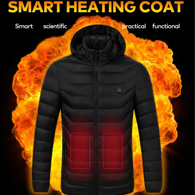 Новая зимняя куртка ZYNNEVA с подогревом для улицы спорта катания на лыжах походов