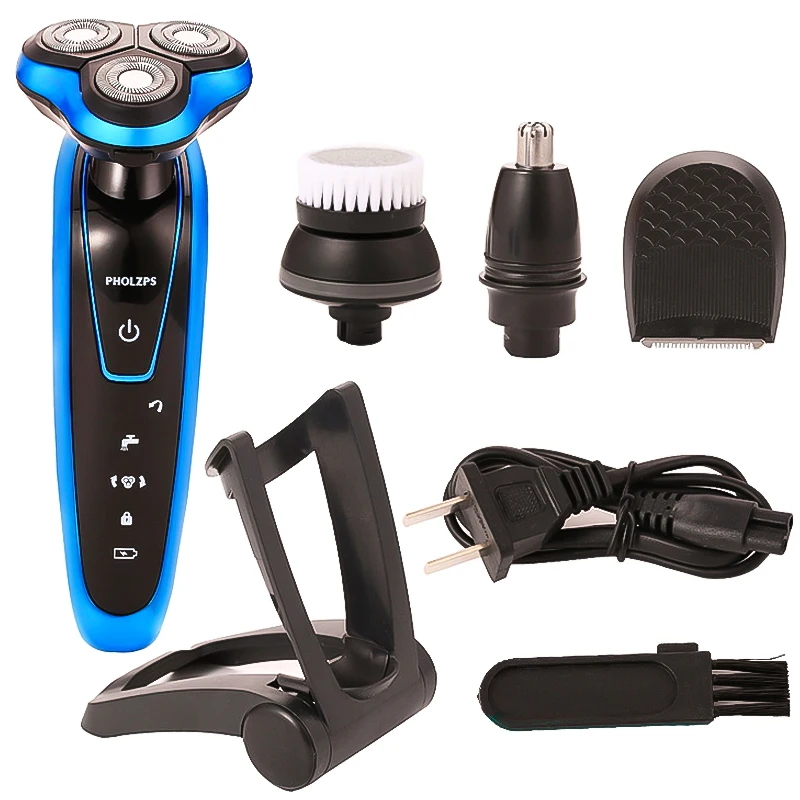 Водонепроницаемый 4D мужской электробритва влажная сухая электрическая бритва
