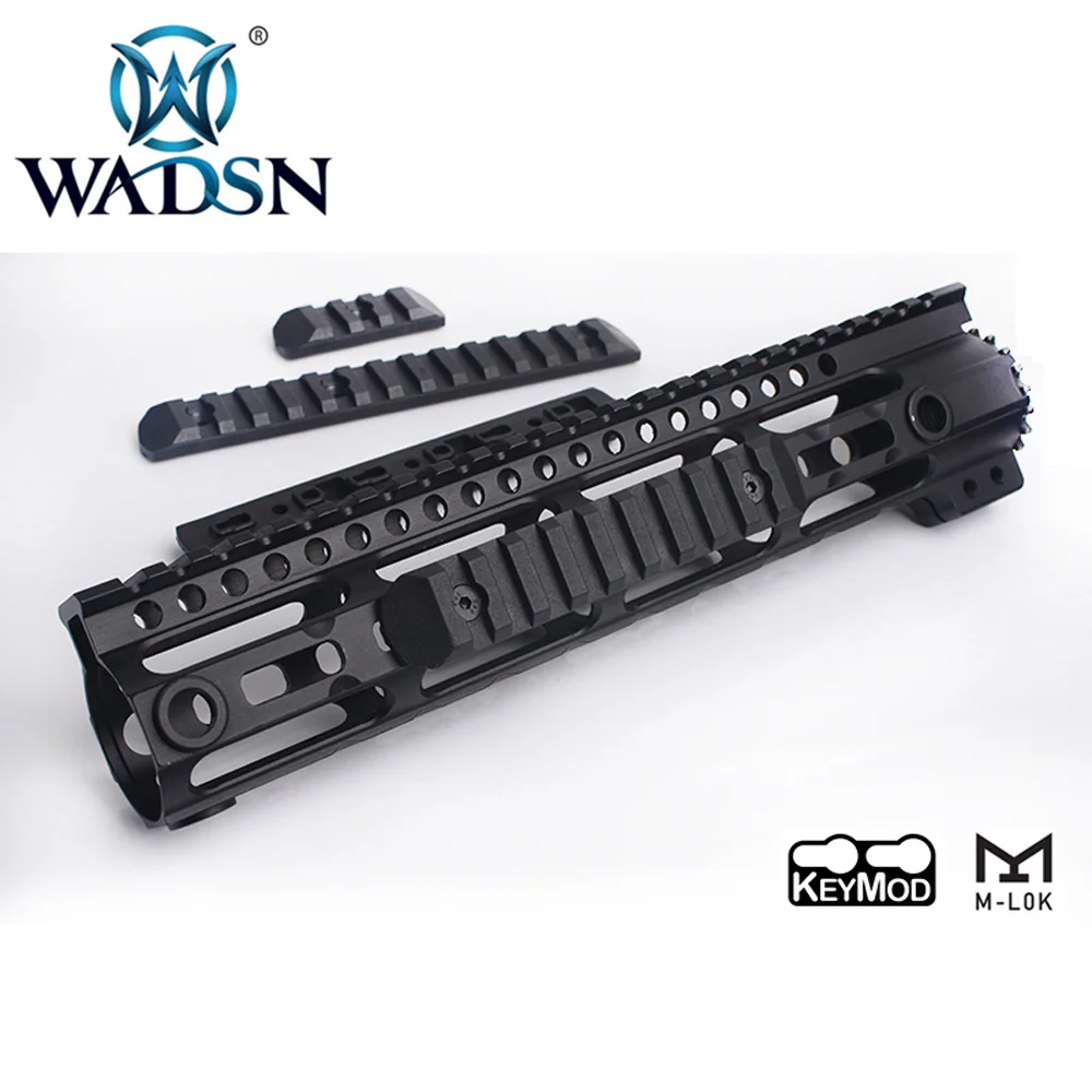 WADSN страйкбол KeyMod M-LOK полимерная направляющая набор (6 шт.) MLOK Softair Handguard Tactical Rails Cover