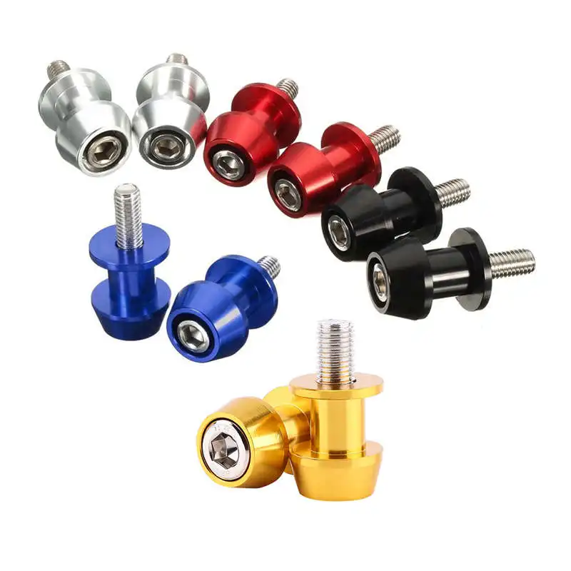 

2Pcs M6 X1.5 Motorcycle Cnc Swing Arm Sliders Spools Stand Screw For Yamaha Fz01 Fz03 Fz09 Fz10 Yzf R1 R3 R6 R25 R125 R1000 R6S