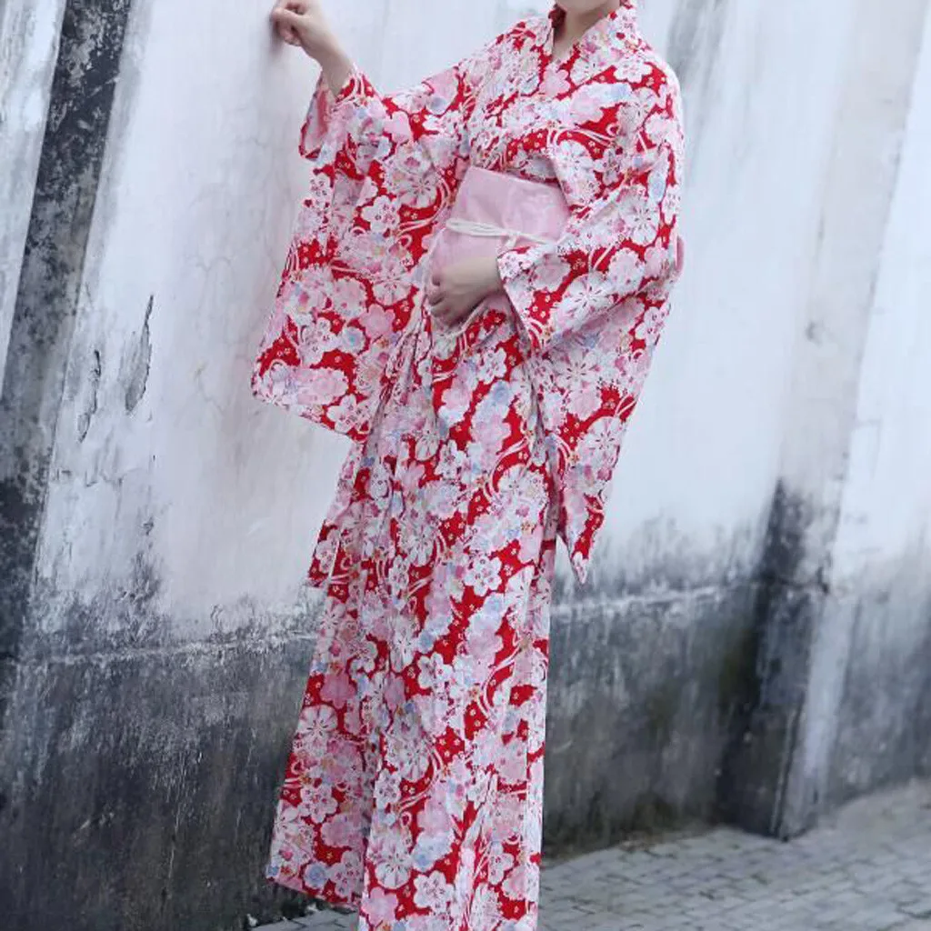 Женское платье в японском стиле новое кимоно хлопковое льняное с рукавами