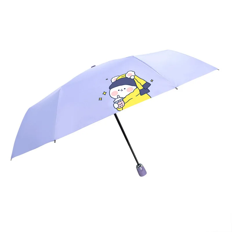 

Cartoon Bear Automatic Umbrella Rain Women Anti-UV Rainproof Umbrella Paraso Cute Kids Windproof Folding Children Umbrellas