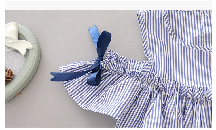 Платье летнее для девочек 2-12 лет с оборками и открытыми плечами | Детская одежда