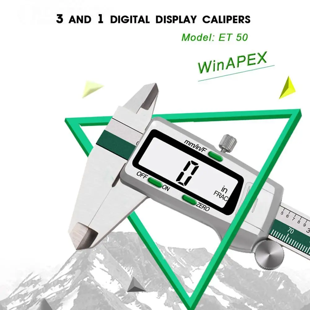 Штангенциркули из нержавеющей стали МИКРОМЕТР ЖК-цифровой дисплей