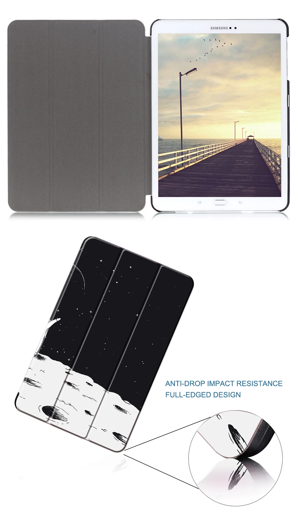 MTT из искусственной кожи чехол для samsung Galaxy Tab A 9,7 ''T550 T555 SM-P550 SM-P555 откидная подставка умный чехол мультяшный чехол для планшета Funda
