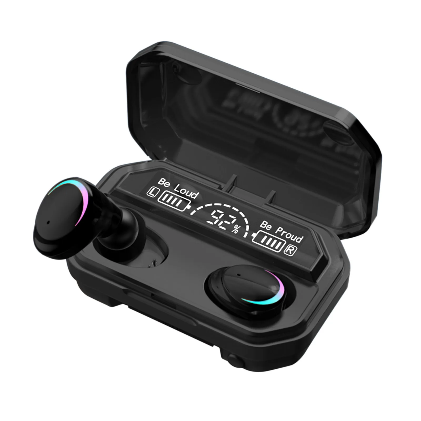 Наушники вкладыши TWS Bluetooth 5 1 наушники зарядным устройством Беспроводной 9D стерео