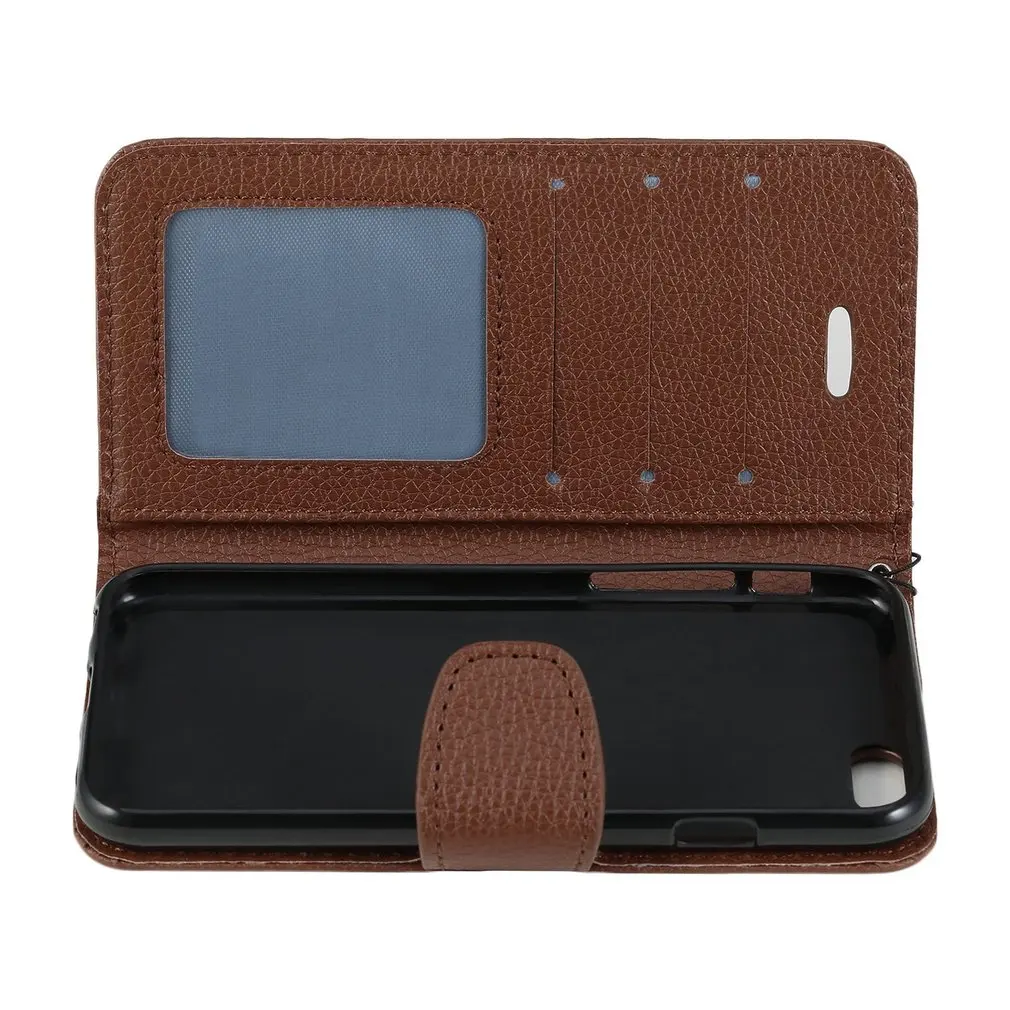 Lightweight PU Leather Case Flip Type Stand Design Smart Phone Full Protective Cover Suitable For iPhone7 | Мобильные телефоны и