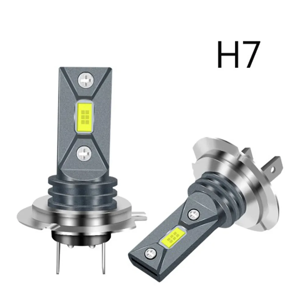 

2PCS H7 6000K 80W DC 9-32V IP68 Waterproof Dust Seal Car Canbus Error Free CSP LED Headlight Fog Light Bulbs Beam Kits