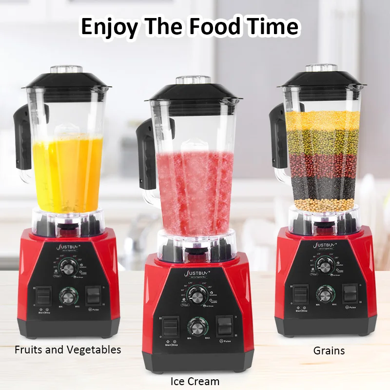 Таймер EU Plug 3HP BPA FREE коммерческий профессиональный смузи мощный Блендер Миксер