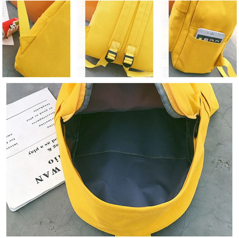 Модная женская холщовая упаковочная сумка большой емкости для девушек