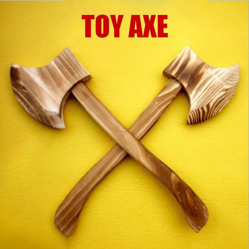 33 см деревянный игрушечный топор Хэллоуин реквизит оружие ушу