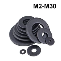 black grade 8 8 carbon steel round shape plain gasket m2 m30