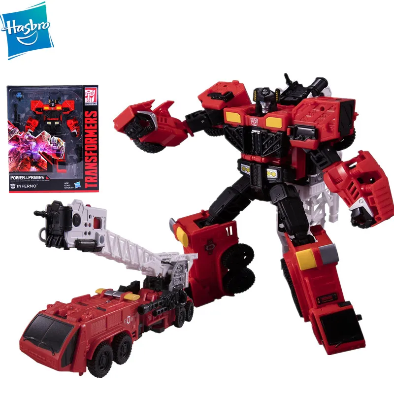 

Трансформеры из аниме-фильма Hasbro Tianyuan Power, пожарная машина, модель из ПВХ в упаковке, игрушки, подарки для друзей или детей