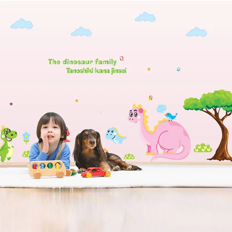Фотообои 3 2*1 м с динозавром для детской комнаты декор XXL настенные плакаты