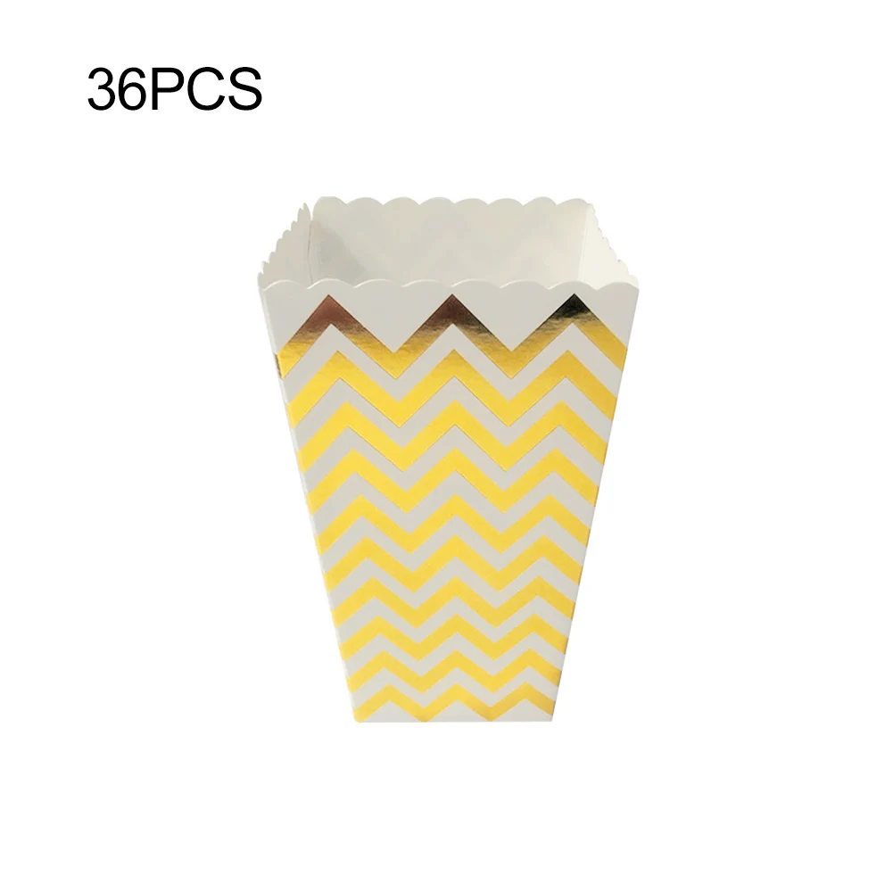 Коробка для попкорна детского дня рождения 36 предметов картонная коробка