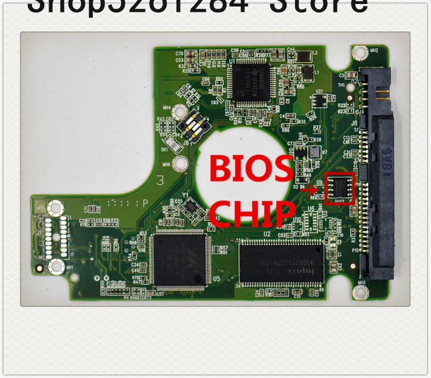 Печатная плата HDD PCB 2060-771692-002 REV P1 2060 771692 002 / 771692-102 WD6400BPVT | Компьютеры и офис