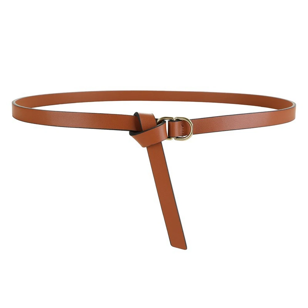 Женский ремень из воловьей кожи RAINIE SEAN тонкий качественный коровьей серый черный