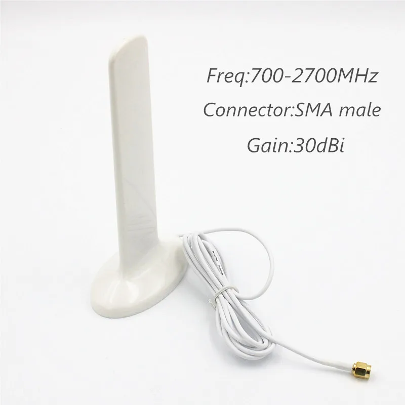 3g 4G антенна маршрутизатора 4G LTE антенна SMA WiFi антенна 30dBi 700-2700 МГц для huawei B310 B315 zte MF28G MF29T мобильный роутер для работы с оператором Vodafone