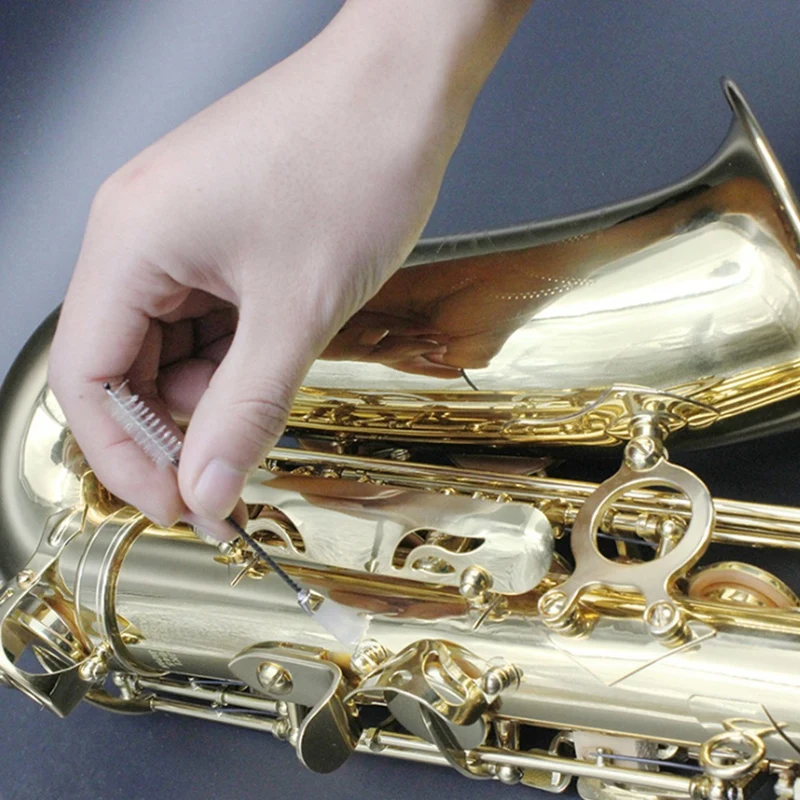 

Flute Cotton Cleaning Brush Kit Flute Cotton Cleaning Brush Swab, for Flute Repair and Cleaning