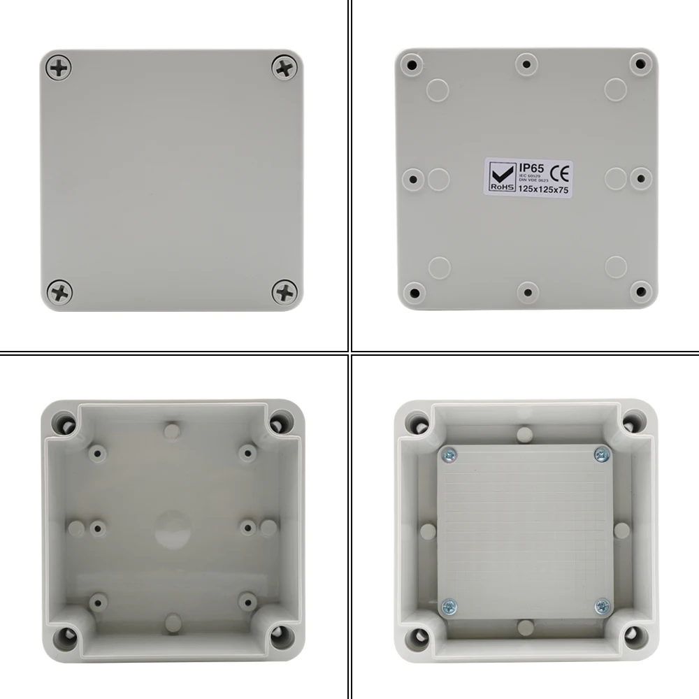 Экономичная Водонепроницаемая электрическая коробка Пластиковая