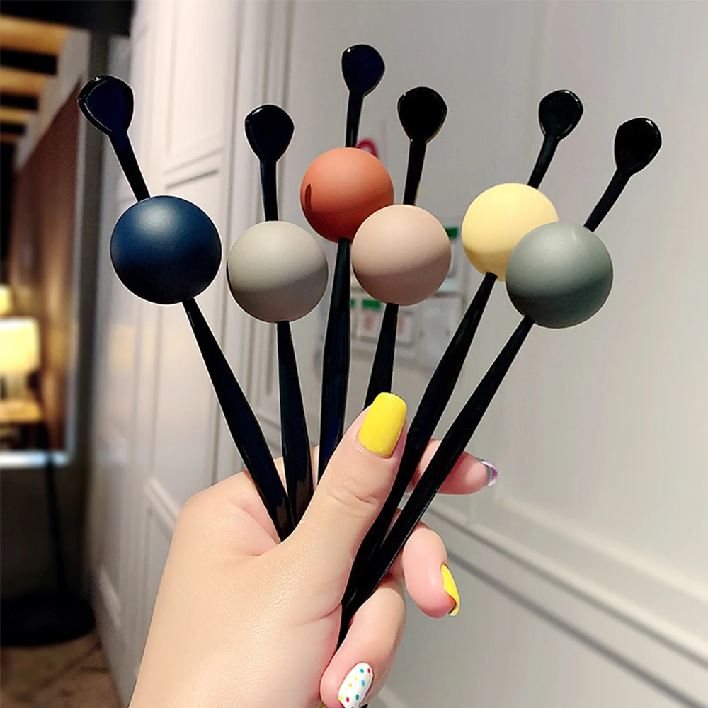 Заколка для волос женская акрил пластик цвет в ассортименте |