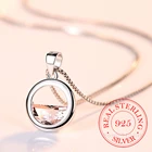 Женское Ожерелье из стерлингового серебра 925 пробы с фианитами