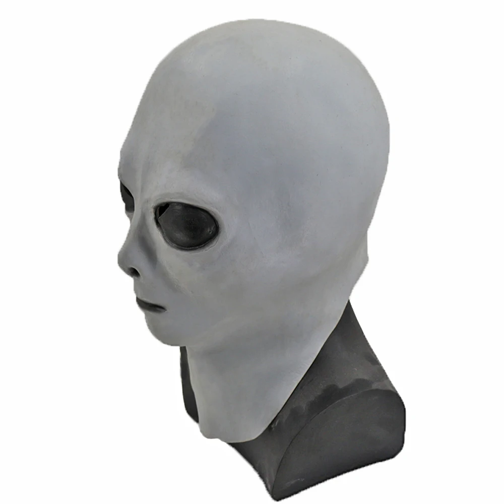 Чужой маскарадные латексные маски светится в темноте UFO Alien космического