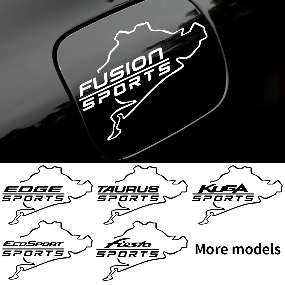Декоративные наклейки крышки топливного бака автомобиля для Ford Fiesta Mondeo ST Fusion Mustang