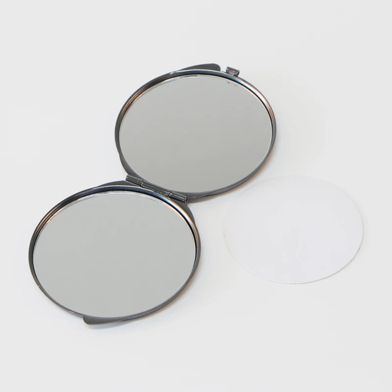 Сделай Сам складное компактное черное металлическое зеркало для макияжа +