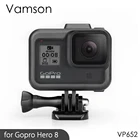 Защитный чехол Vamson для Gopro Hero 8, защитный чехол с рамкой, крепление на корпус для Go pro Hero 8, защитный аксессуар VP652