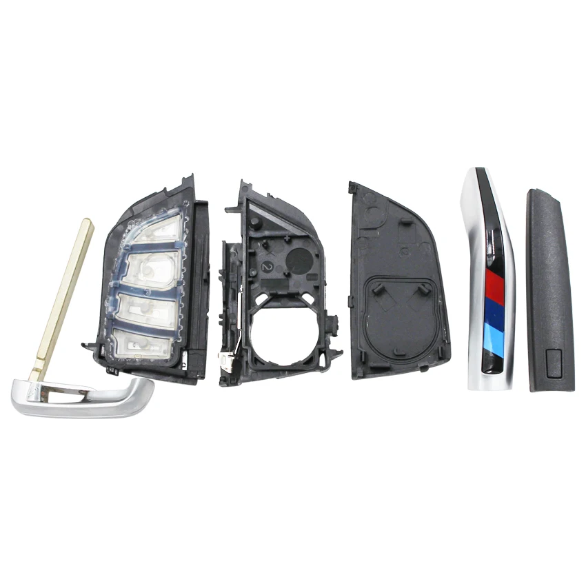 4 кнопки Замена чистый корпус умный дистанционный ключ чехол Брелок для BMW X5 X6 +