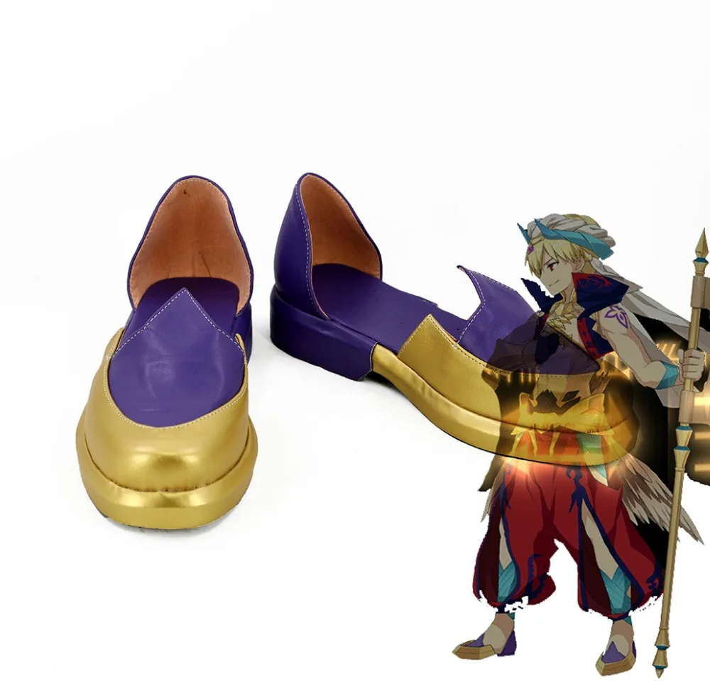 

Fate Grand Order Caster Gilgamesh Cosplay Shoes Boots FGO Cosplay Custom Made