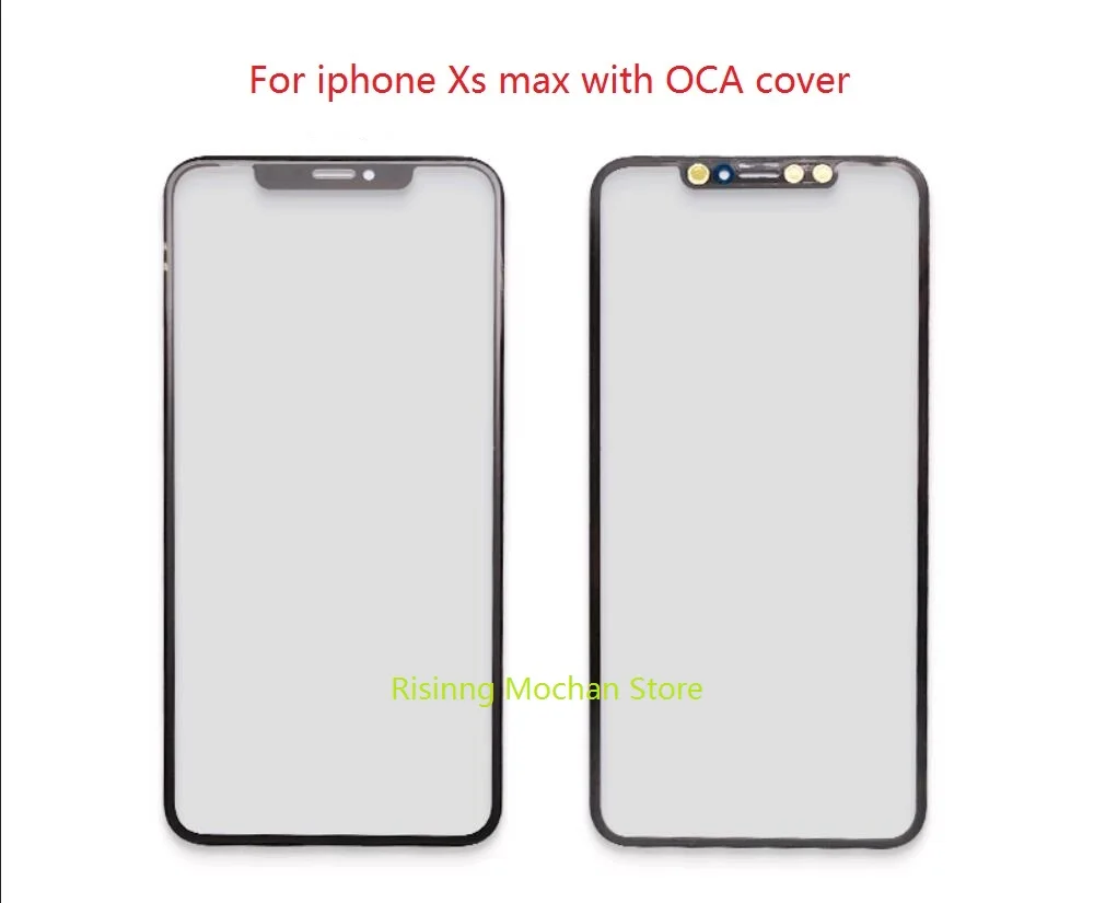 Для iphone x xr xs max новая черная Передняя панель сенсорный экран сенсор мобильный телефон внешнее стекло дисплей Замена дигитайзер