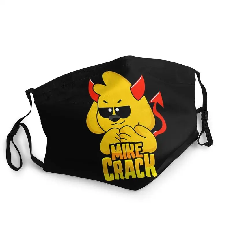 

Моющаяся маска для рта Mikecrack, мультяшный комикс, защита от пыли, маска, респиратор, маска