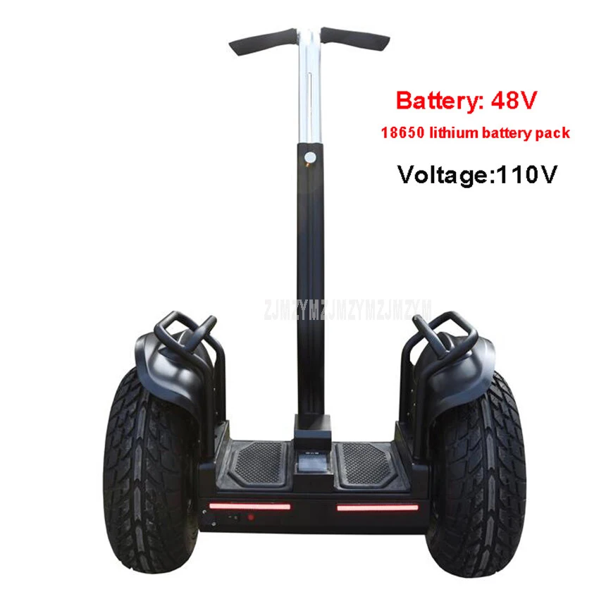 110V Black 19 дюймов электрический скутер скейтборд Электрический двух колесные само-от производителя onlywheel в Китае(стандарты с поручнем Bluetooth Динамик 48V Батарея Ховерборд - Цвет: 110V Black