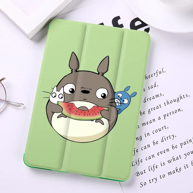 Флип чехол 10 2 дюйма для iPad 2019 Totoro Mini 5 4 Pro 2020 планшета с функцией автоматического