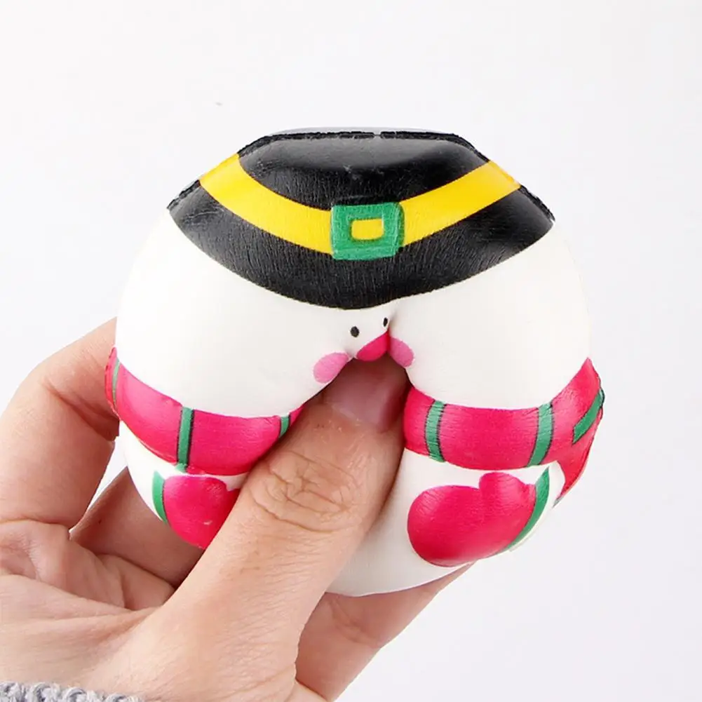 6 см PU Санта-Клаус/Снеговик мяч Squishies медленно поднимающиеся игрушки кукла