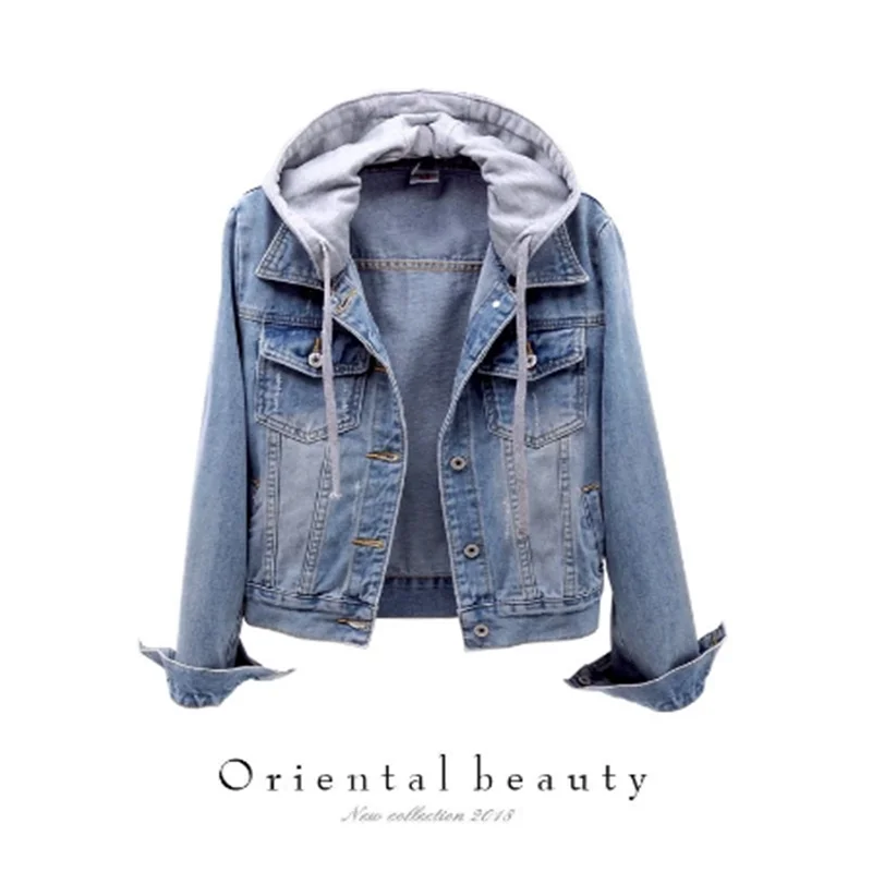 Новая приталенная куртка с капюшоном длинным рукавом дикий студенческий Топ