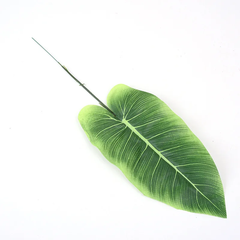 Искусственные листья одинарная Канна Шелковый экран растение настенные