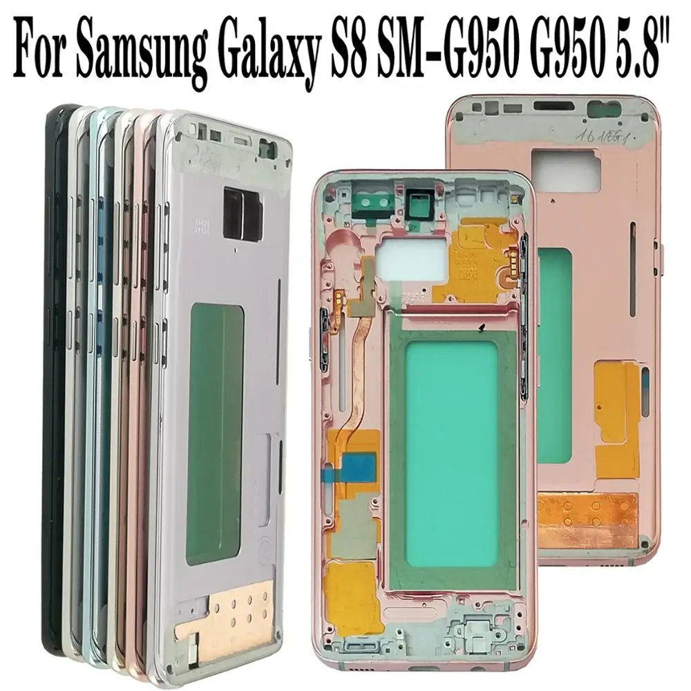 Shyueda 100% Новинка для Samsung Galaxy S8 SM G950 5 8 дюймов передний средняя рамка ЖК