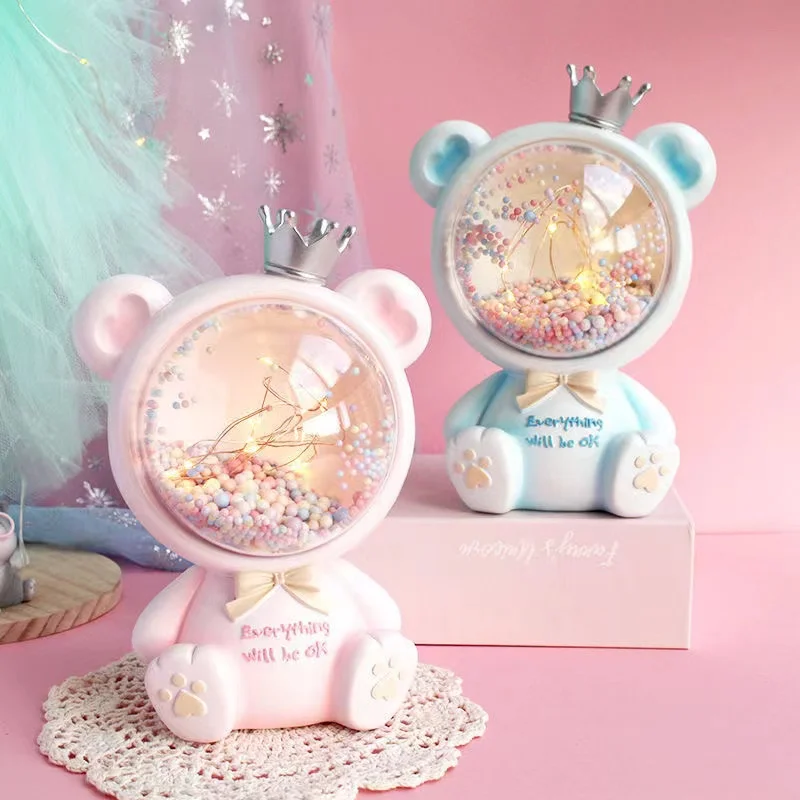 

Симпатичные светильники, настольные украшения, светильник для детей, день рождения, рождественские подарки для девочек, украшение для кров...