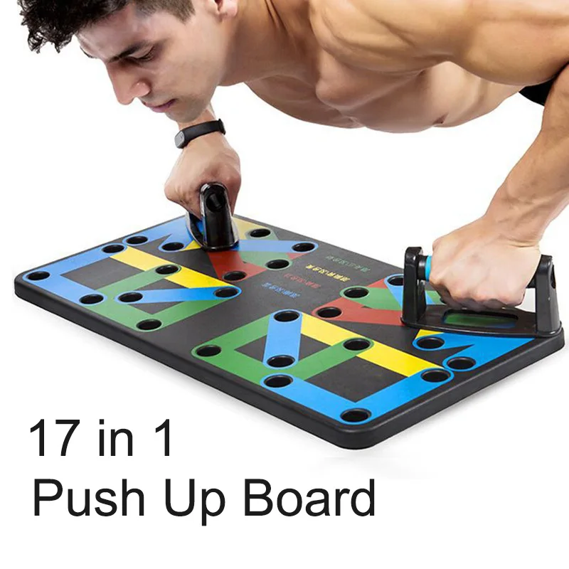 

Comprehensive 17 in 1 Push Up Board System Fitness Exercise GYM Body Building Push-up Stands Muscle Training Sports Equipment