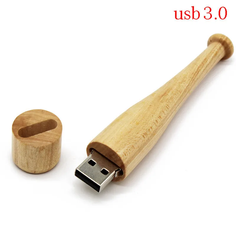 Деревянный usb флеш-накопитель TEXT ME 4 ГБ 8 16 32 Кленовая бейсбольная бита 3 0 |