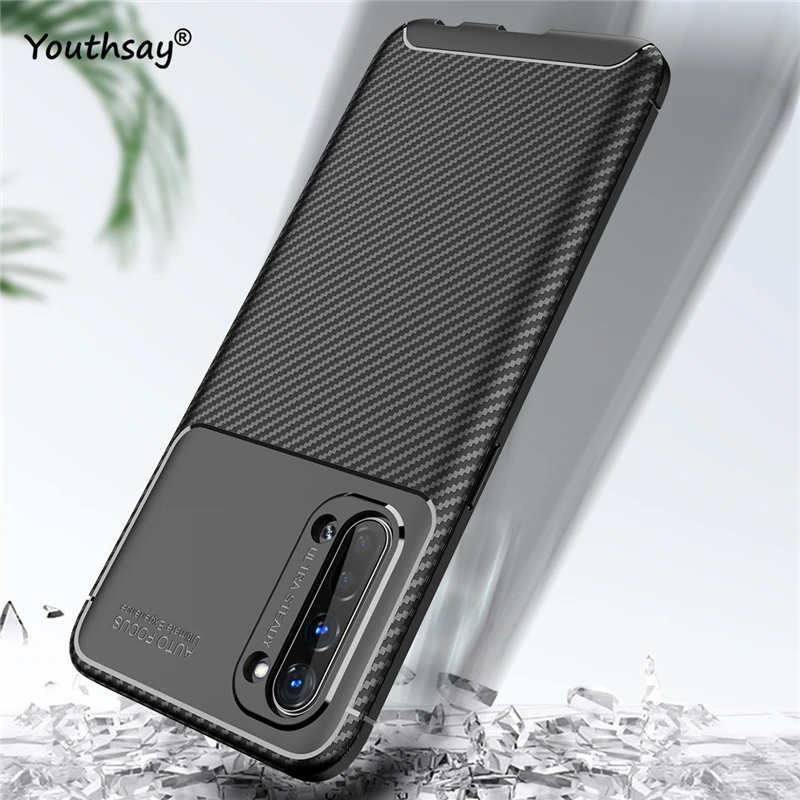 for oppo reno3 case carbon fiber fundas tpu rubber soft silicone protective phone case for oppo reno 3 cover for oppo reno3 pro free global shipping