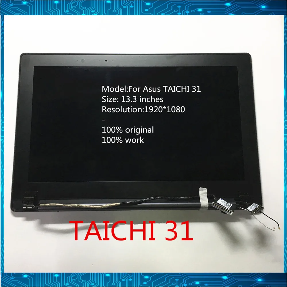 Оригинальный ЖК экран TAICHI 31 в сборе с сенсорным экраном для ноутбука Asus taichi