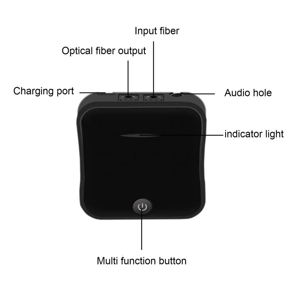 

2-in-1 Multifunctional Optical Fiber Bluetooth 5.0 Adapter Receiver Transmitter
