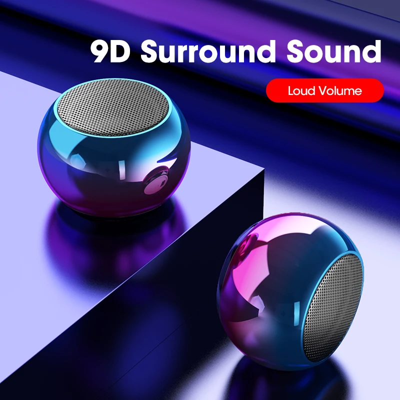 

Mini Bluetooth Speakers Portable Sound Box True Wireless Powerful Bass Speaker Home Theater Stereo Column for Sports Gaming