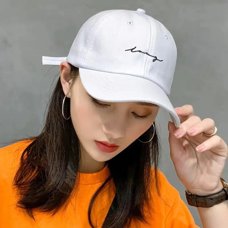 

Men And Women's Hat Summer Leisure Soft Top Sun Hat Small Letter Korean Baseball Cap Korean Cap
