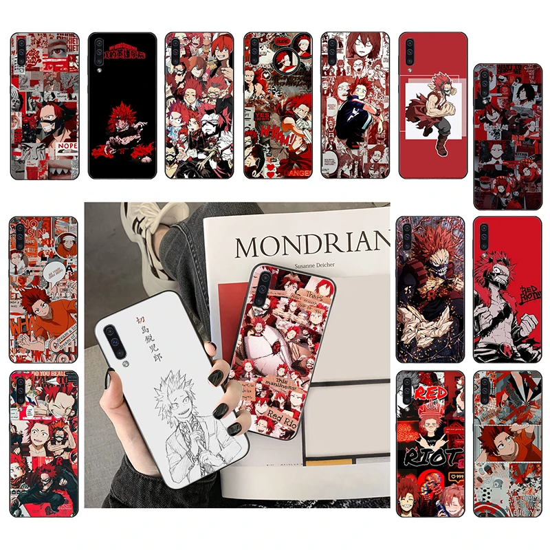 Чехол для телефона Kirishima с рисунком красного аниме беспорядки Samsung A12 A32 A71 A11 A20 A01 A52